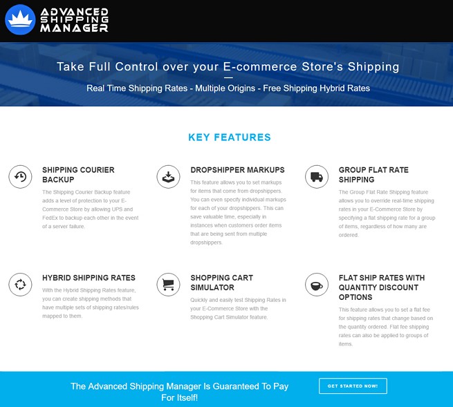 Advanced Shipping Manager