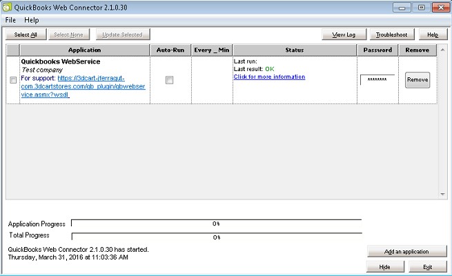 QuickBooks Connector