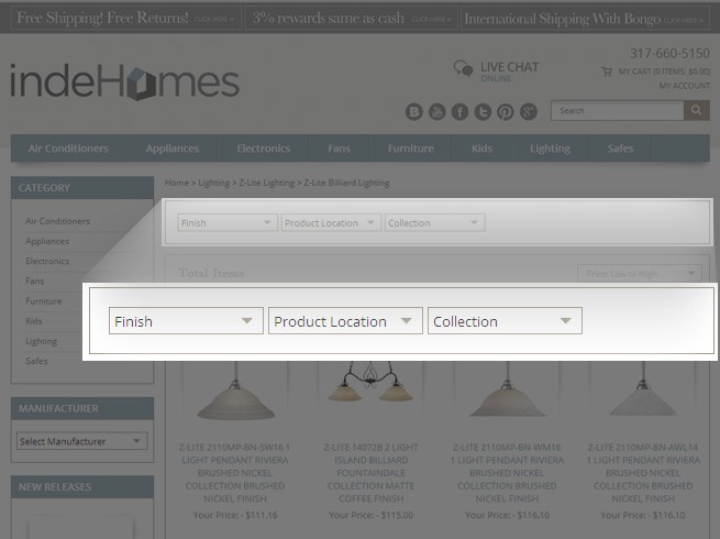 Category Filters