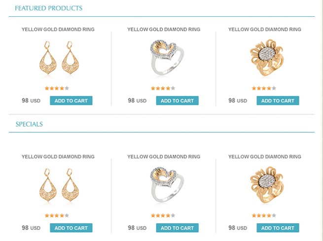 Home Page Featured Categories
