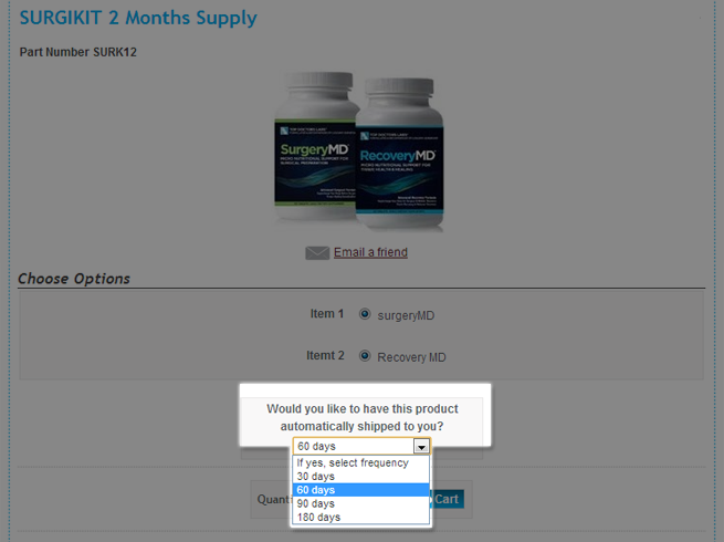 Recurring Orders Yearly