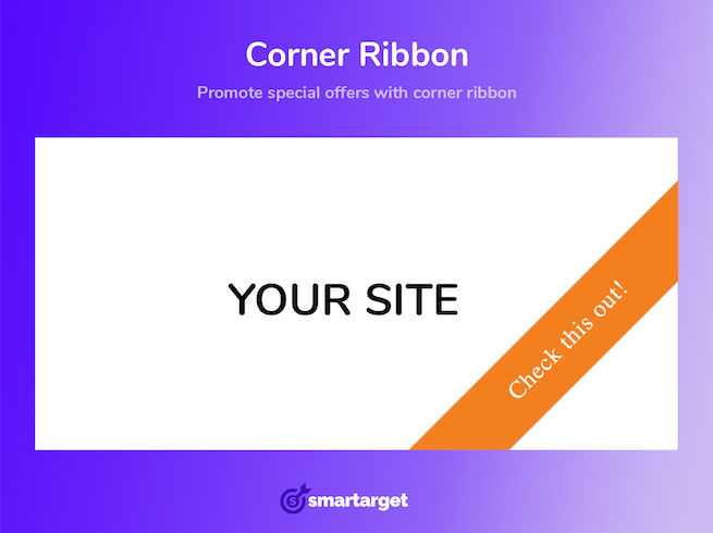 Smartarget Corner Ribbon